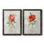 Lin pivoine - ensemble de reproduction d'art sur toile-86686092-86686083