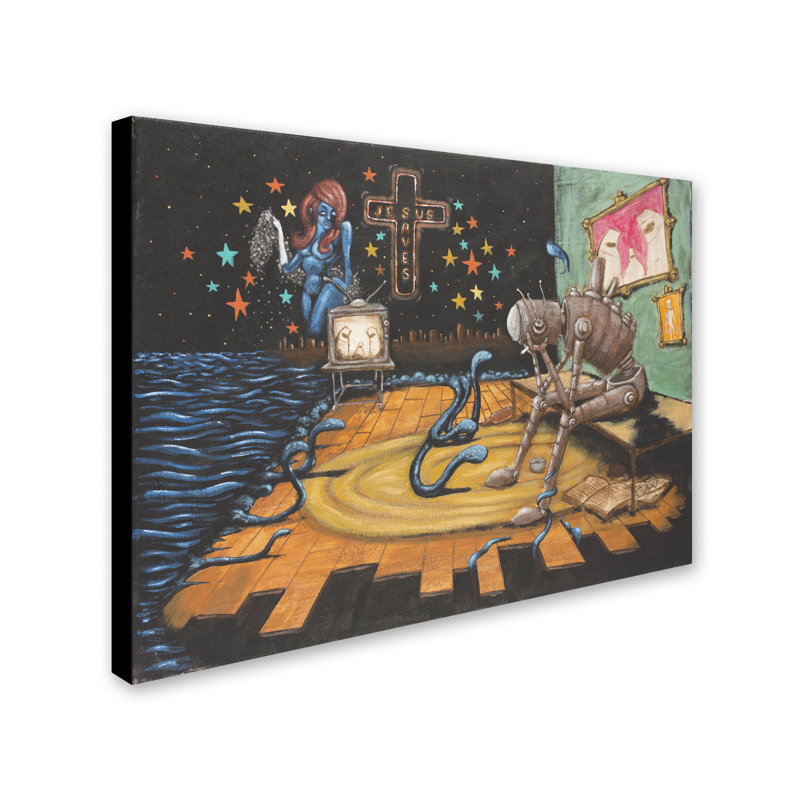 «Jonati Jesus sauves» par Craig Snodgrass, reproduction d'art sur toile tendue, H 35 po x l 47 po x P 2 po