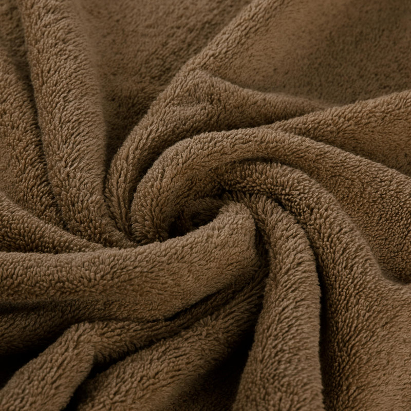 Hammel Amadeus Turkish Cotton Towels - Quick-Dry, Absorbent, and Luxuriously Soft, Set of 6, Dark Brown