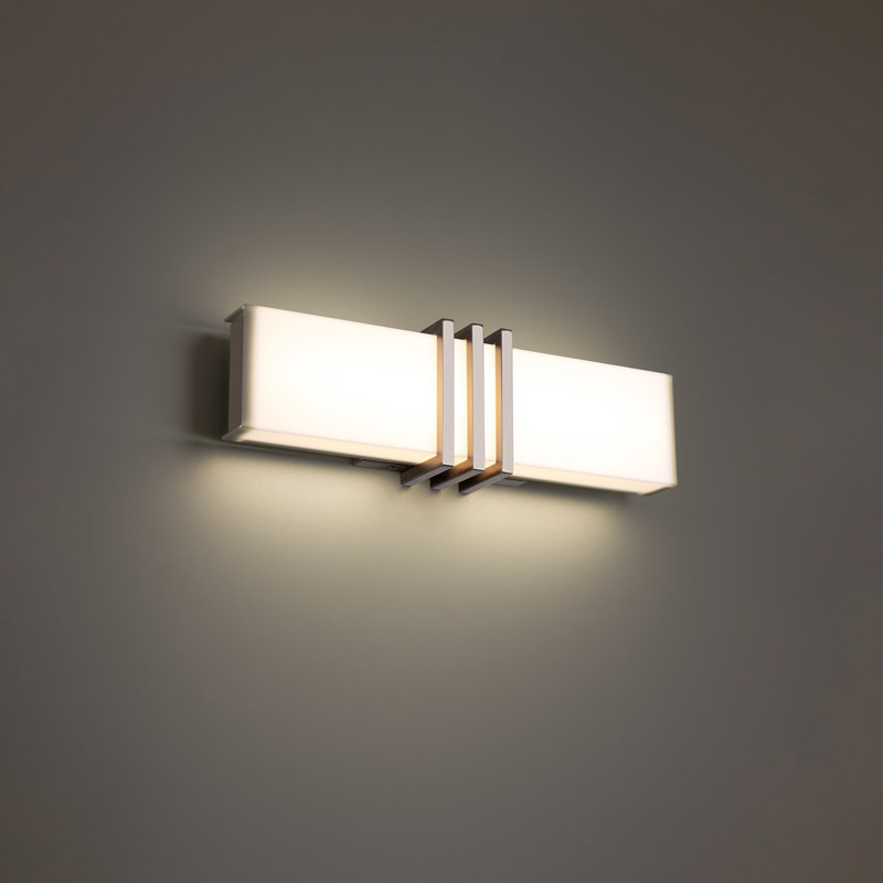 Minibar 1 - Light LED Bath Bar, Brushed Nickel