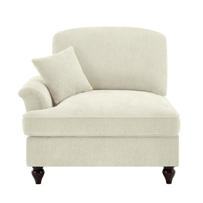 Canapé en chenille LSF avec 1 coussin