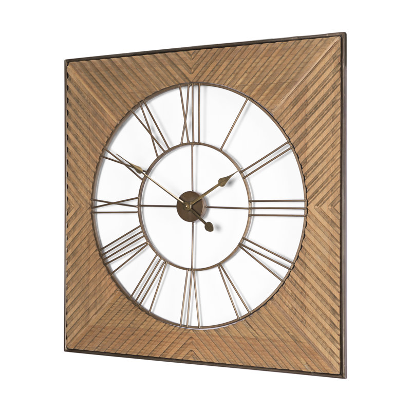 Hildana Solid Wood Wall Clock