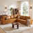 Brown Faux Leather