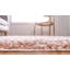 Tapis rose à poils longs Candas-694556125