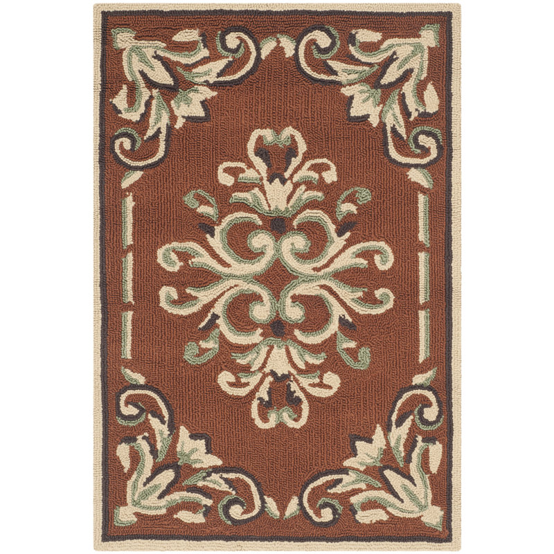 Rockingham Hand Hooked Performance Oriental Rug, Rectangle 2' x 3'