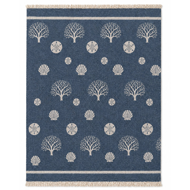 Jeté Coral - Bleu marine, Navy