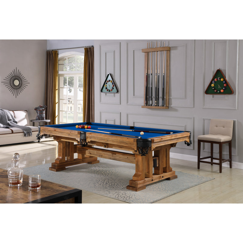 Colorado Slate Pool Table with Professional Installation Included, 7', Euro Blue, Yes