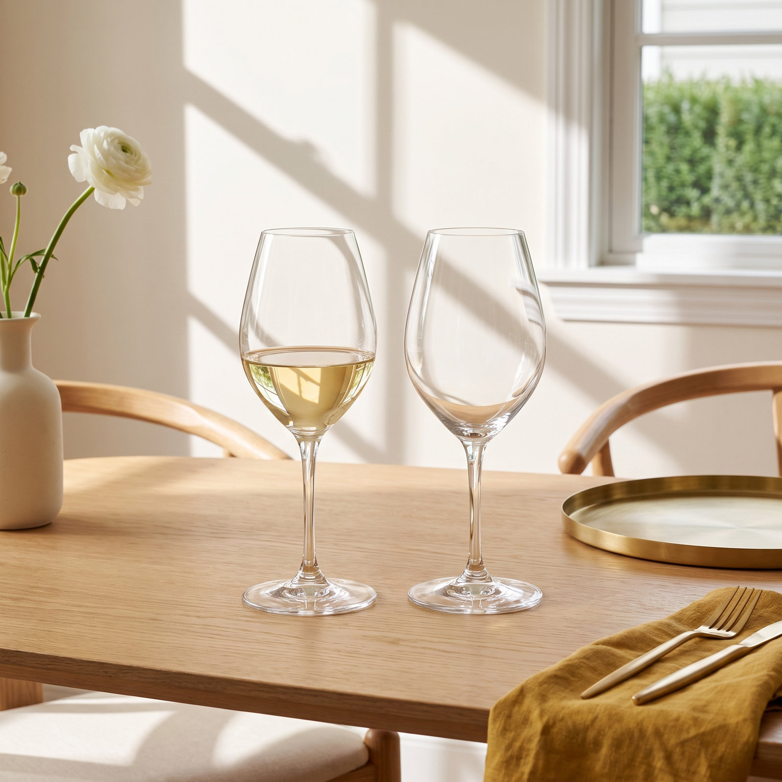 Wine-Friendly White Wine Glass