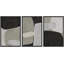 Gris verdâtre, bloc de couleur, abstrait, Mid-Century, ligne moderne, illustrations, décor, chic-100780532-100780533
