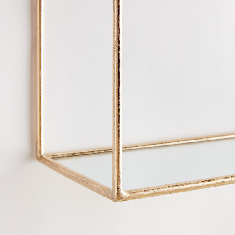 ABBEY MIRRORED WALL SHELVES