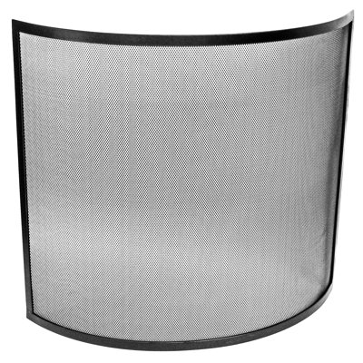 1 Panel Steel Fireplace Screen