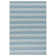 Perrotta Striped Recycled P.E.T Hand Woven Indoor / Outdoor Area Rug