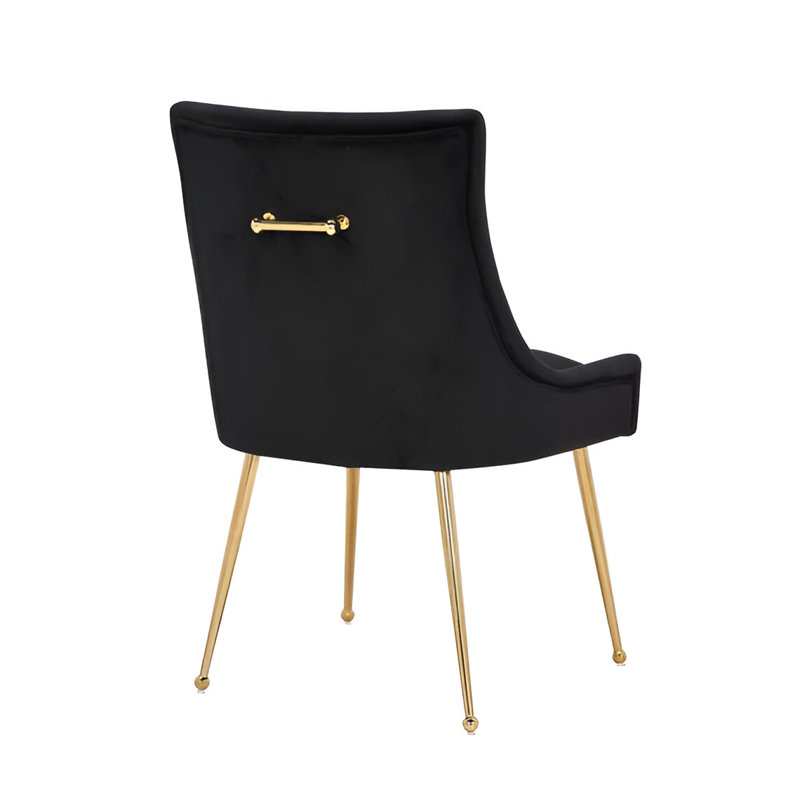 Ensemble de 4 chaises de salle à manger Heye Ll, Noir, noir, noir, noir