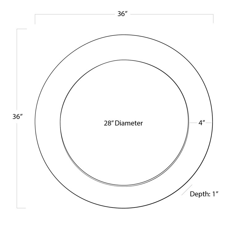 Chantal Round Wall Mirror