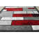 Tapis rouge / gris Adoraim