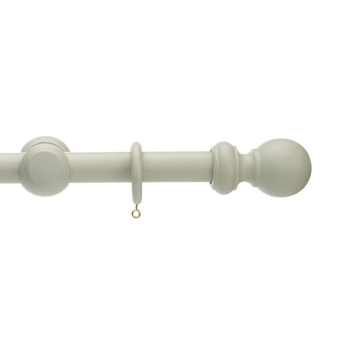 Keswick Wooden Complete Curtain Pole and Hardware Set 28mm