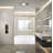 Kingston Brass 60-Inch Acrylic Rectangular 3-Wall Alcove Tub With Tub Door, Hand Drain-108586767-108586768