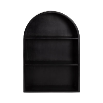 Arcott Wood Arched Wall Storage Shelf