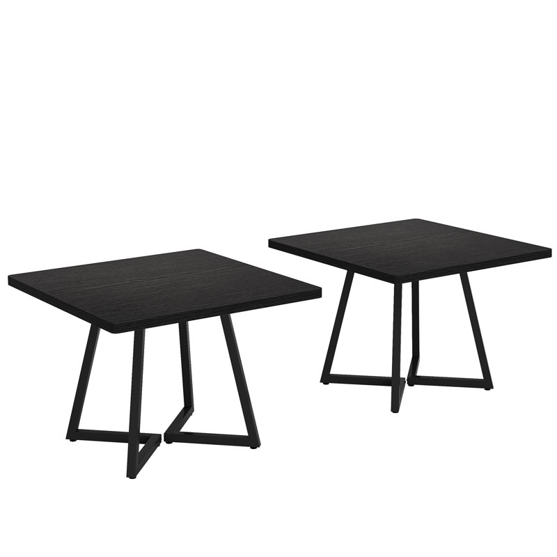 160 cm Rectangle Conference Table, Black/Black