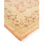 Tapis beige / rose noué à la main de conception unique 6 pi 1 po x 9 pi 3 po Shentell