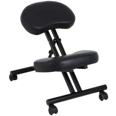 Inbox Zero Friedgard Adjustable Height Ergonomic Kneeling Chair with Wheels