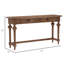 Console avec 3 tabourets Wallace & Bay Ludin Brown