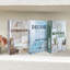 Ensemble de 3 faux livres décoratifs colorés