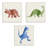 Dailene Animals 3 - Piece Framed Art