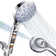 High Pressure 10-Mode Detachable Shower Head With Handheld, Showerhead With ON/OFF Pause Switch, 15 Stage Water Softener Filters,(Star Silver)