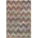 Airionna Hand Tufted Wool/Cotton Chevron Rug in Brown/Beige