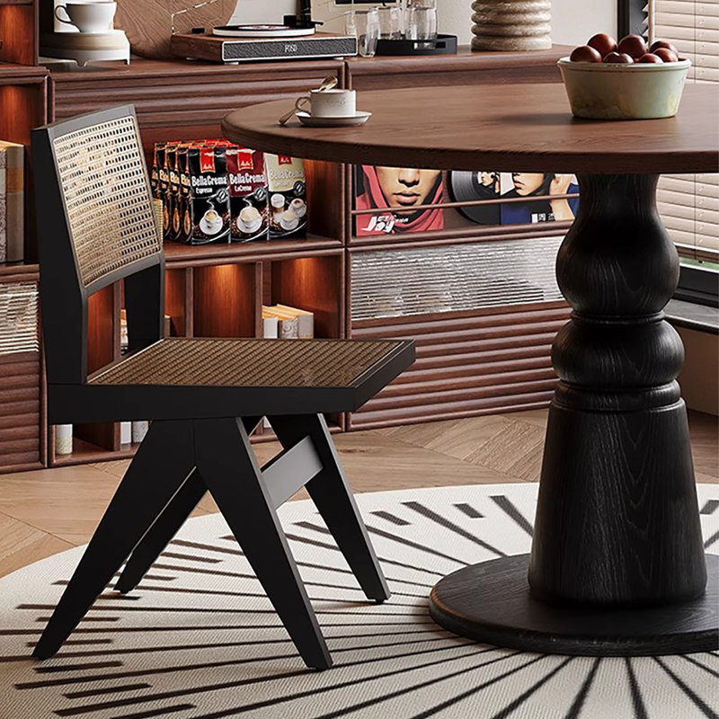 Drumnahoe, H 29,5 po x l 39,4 po x P 39,4 po, 7 pièces : table, 6 chaises, Brun