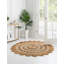 Tapis oriental en jute tissé à la machine Jarne-546602909
