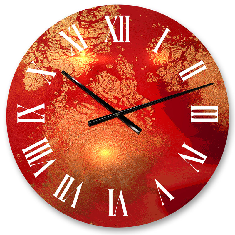 Horloge murale Marble Glam Art, Moyen