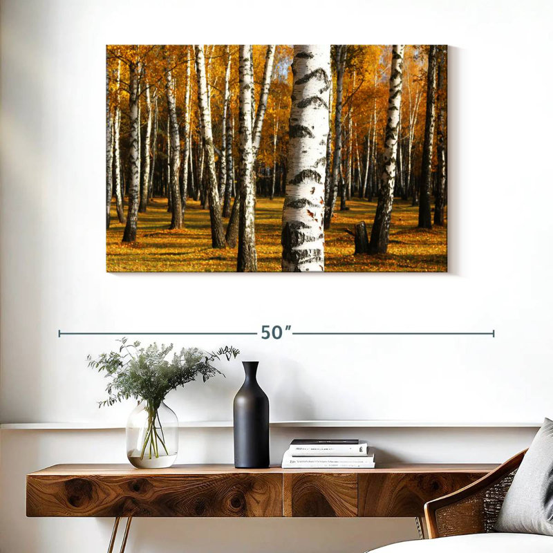 Alvord Golden Birch Grove, H 26 po x l 39 po