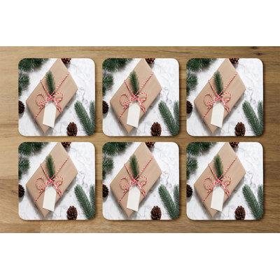 Square 6 Piece Coaster Set