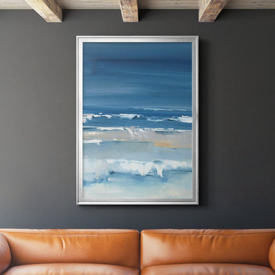 «Coastal Colors I», reproduction encadrée de qualité supérieure - prête à être accrochée