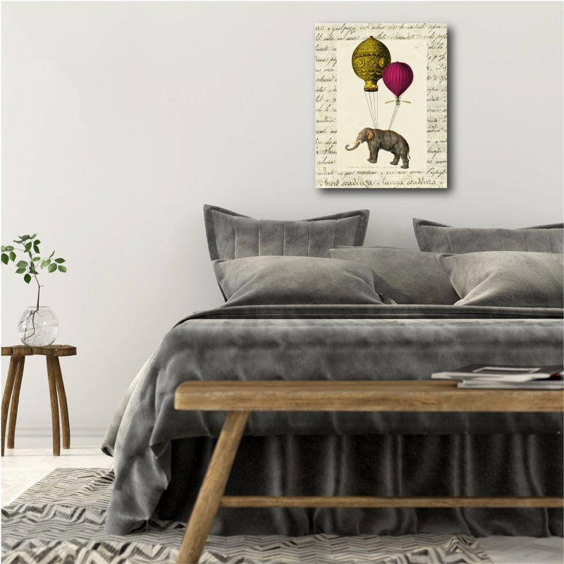 « éléphanting ii », art sur toile
