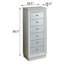 Armoire à bijoux blanche à 6 tiroirs