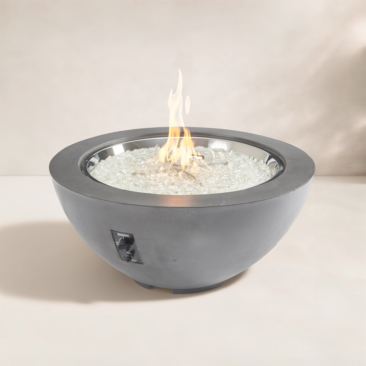 Monae Round Fire Pit Table