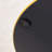 31.5 Inch White Marble Pattern Round Dining Table, Suction Molding Surface, Waterproof Design With Gold Metal Support Legs