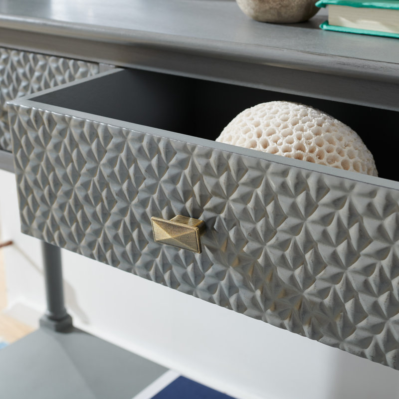 Console 35,5 po Peters, Gris délavé