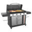 Blackstone 4 - Burner Freestanding Liquid Propane 60000 BTU Gas Grill with Cabinet
