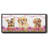 Puppy Valentine Collection D- Framed Canvas