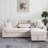 Elfrieda Boneless 92" W Reversible Sleeper Sectional with Storage-2108760595