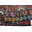 Tapis gris anthracite / vert / rouge en laine noué à la main 6 pi 8 po x 9 pi 9 po Cedorah Southwestern