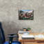 «Boston Terrier Revolution 24x36» par Carolee Vitaletti, art mural sur toile-1832295345