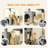 80" Tall Cat Tree Multi-Level Cat Tower