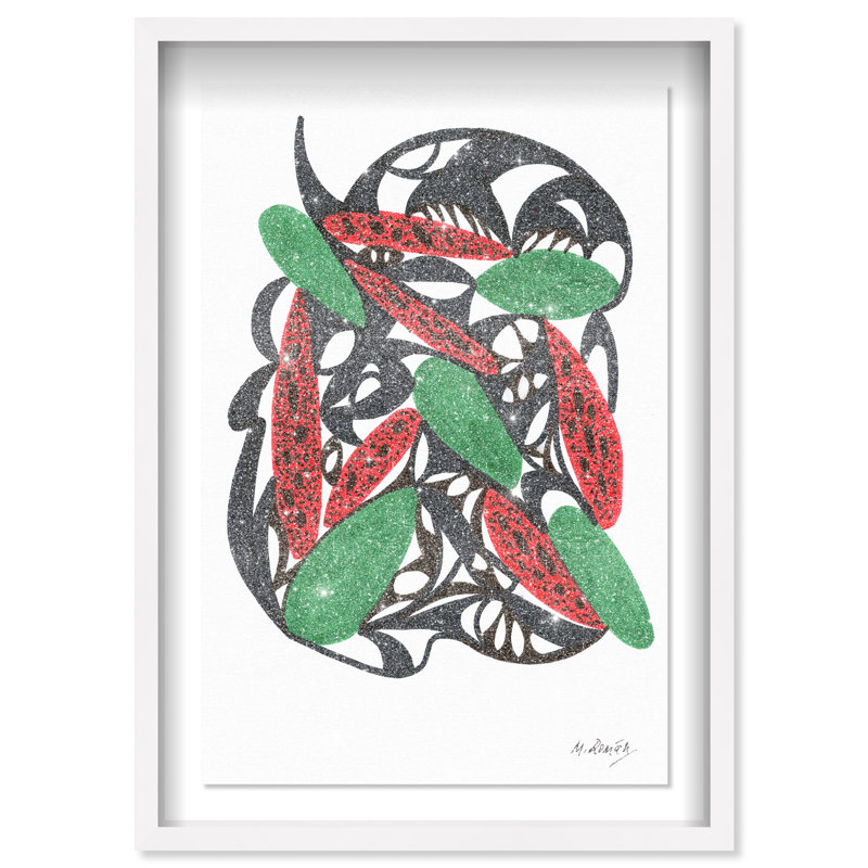 Manuel Roman - Watermelon Still Life Shadowbox Food & Beverages Print by Oliver Gal, Black Frame, 10 x 15, 25.5"H x 17.5"W