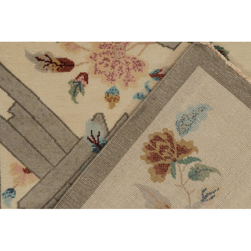 One-of-a-Kind Hand Knotted Area Rug, Rectangle 7'8" x 10'3"