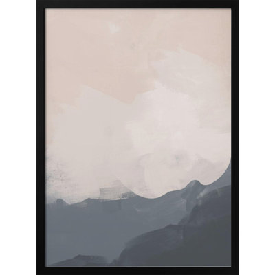 "Abtract Illustration1", art mural texturé encadré